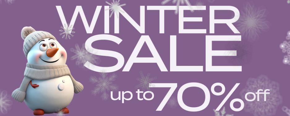 Winter Sale - Up to 70% Off!