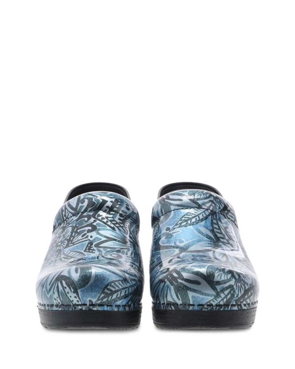 PROFESSIONAL CLOG BLUE DENIM FLORAL - Image 4