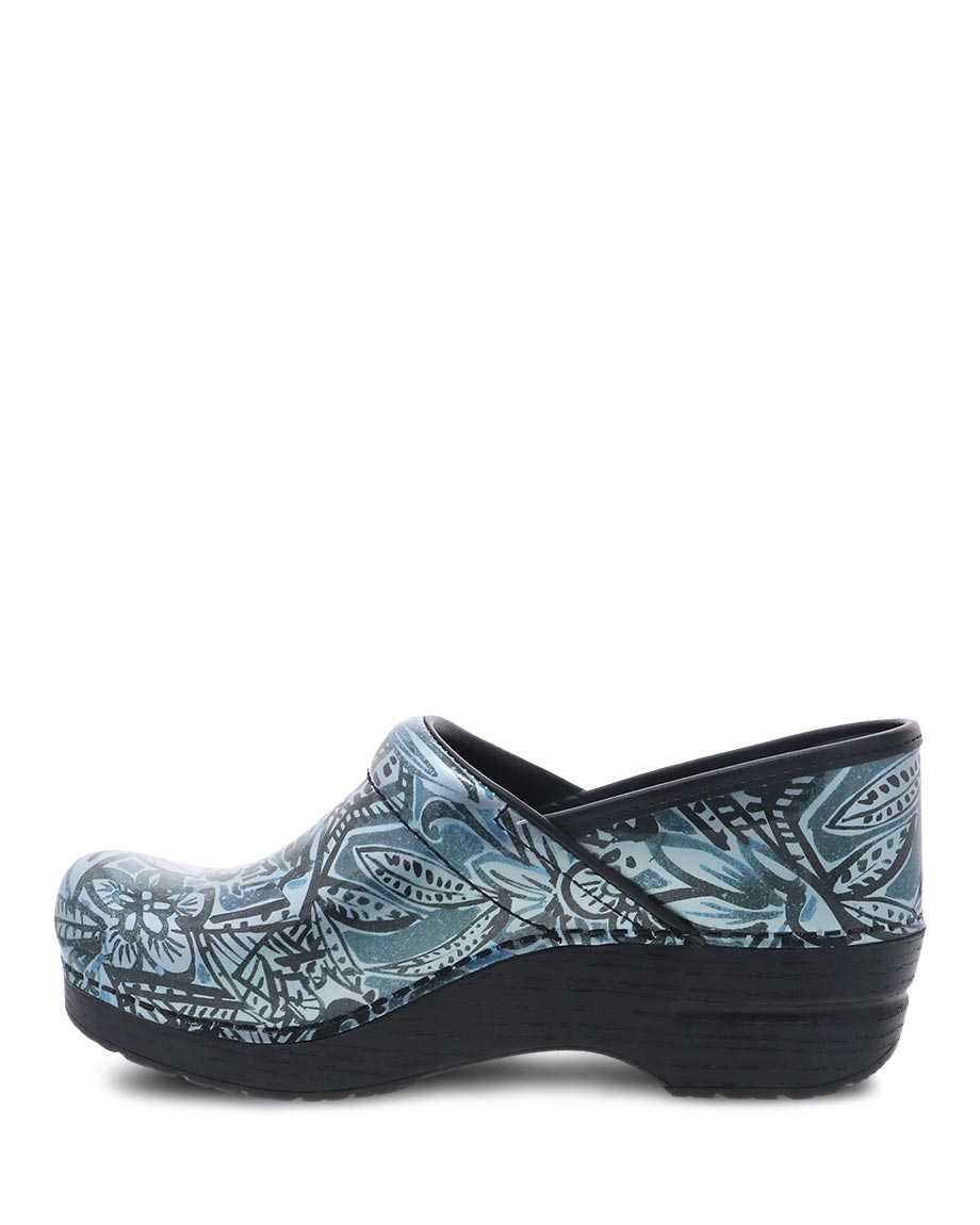 PROFESSIONAL CLOG BLUE DENIM FLORAL My Sole Addiction