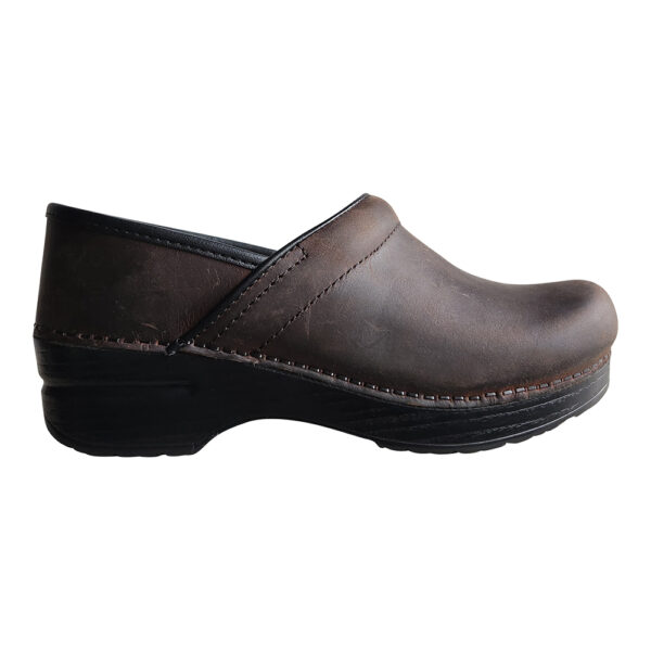 PROFESSIONAL CLOG ANTIQUE BROWN OILED