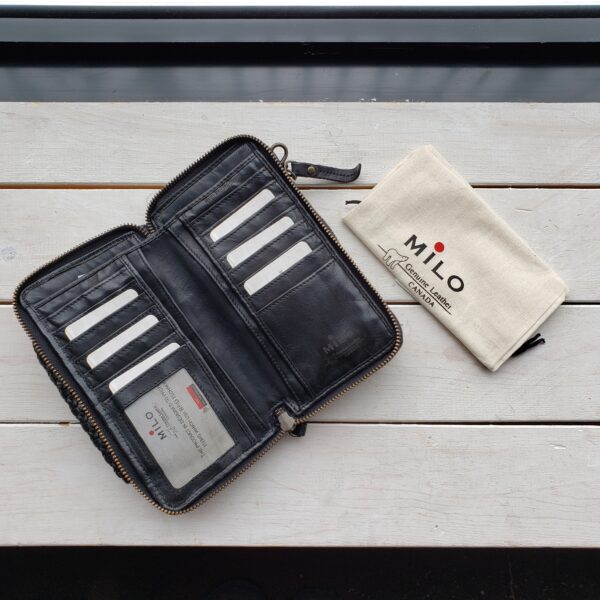 LUSSO WALLET BAG BLACK - Image 2
