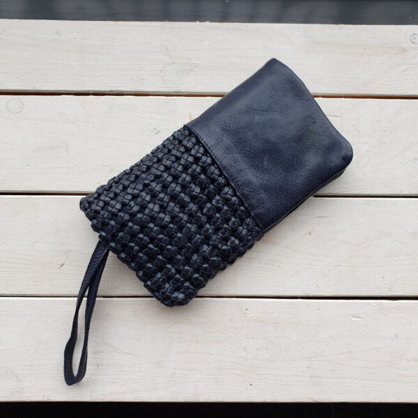 CUOIO WALLET NAVY - Image 4