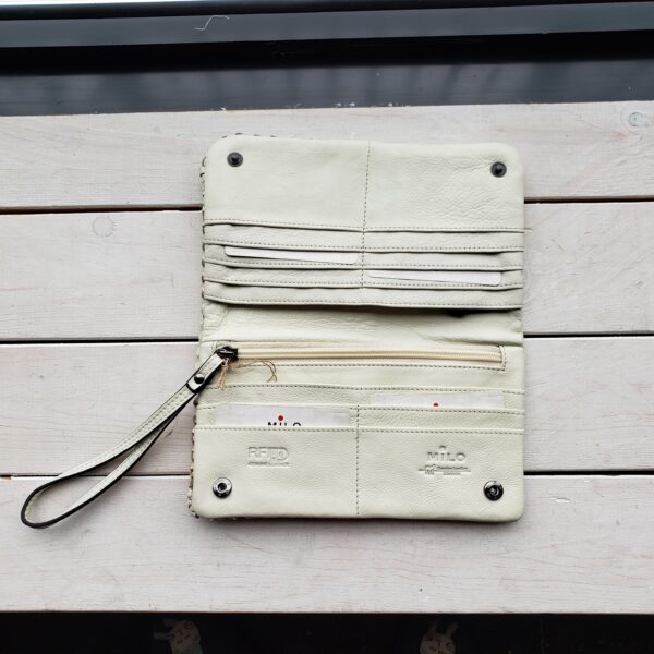 CUOIO WALLET IVORY - Image 4