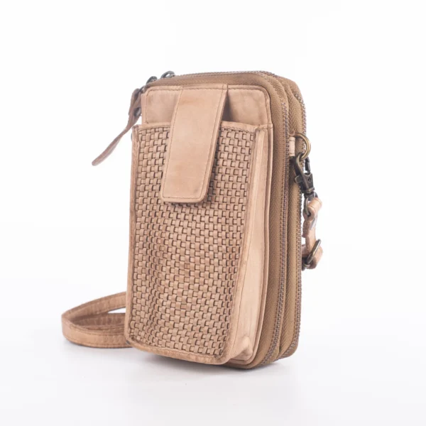ELLA PHONE BAG TAUPE - Image 3