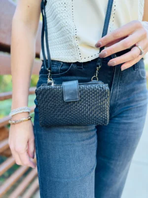 LUSSO WALLET BAG NAVY