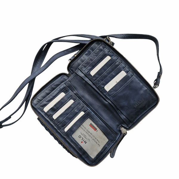 LUSSO WALLET BAG NAVY - Image 2