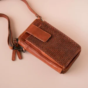 ELLA PHONE BAG COGNAC