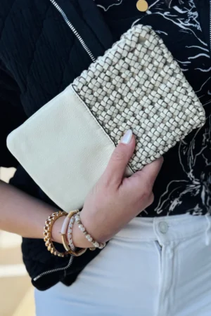 CUOIO WALLET IVORY