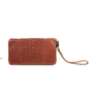 ADELINA CLUTCH WALLET - COGNAC