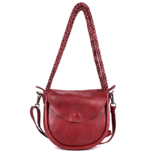 PORTAGE CROSSBODY BURGUNDY