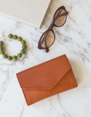 JO'S PURSE DARK COGNAC