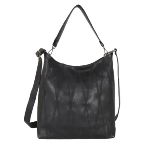 BREE DIAMOND STITCH CROSSBODY BLACK