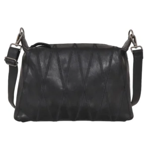 AVERY DIAMOND STITCH CROSSBODY BLACK