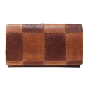 PATCH WALLET COGNAC