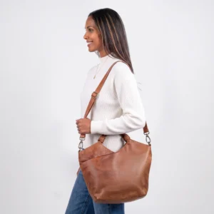 NASH TOTE/CROSSBODY COGNAC